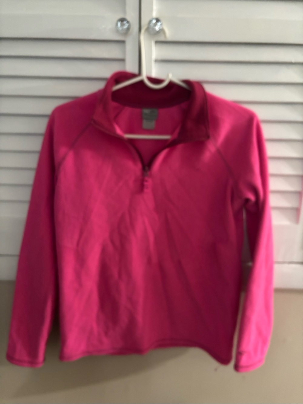 Youth Champion 3/4 fleece zip up size: 14/16